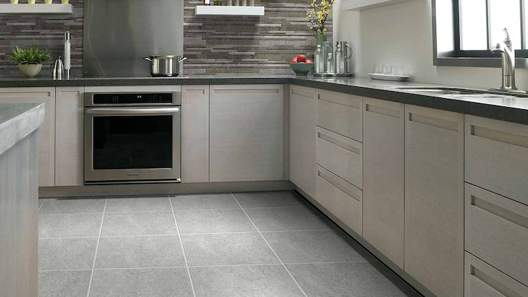 ceramic tile flooring in a kitchen